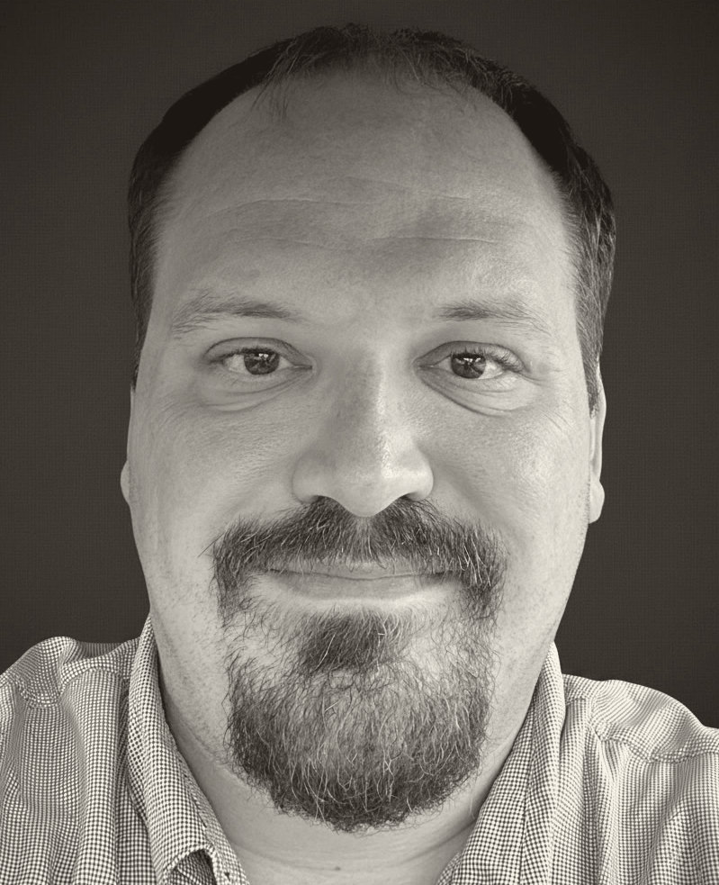 Portrait of Brandon Hanes.